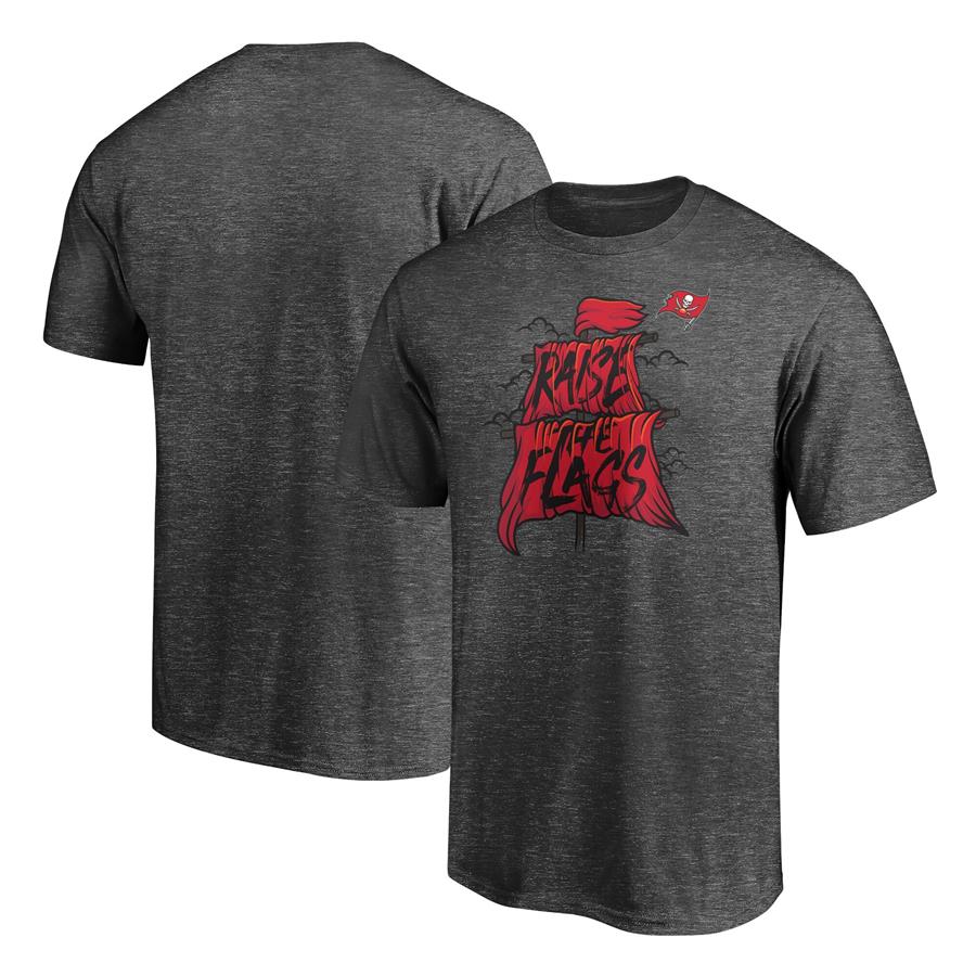 Tampa Bay Buccaneers Fanatics Branded Hometown 1st Down T-Shirt - Heathered Charcoal