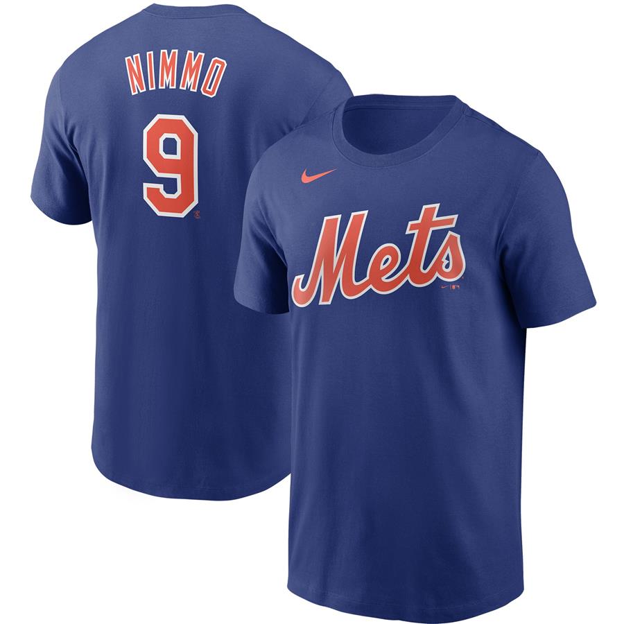 Brandon Nimmo New York Mets Nike Player Name & Number T-Shirt - Royal