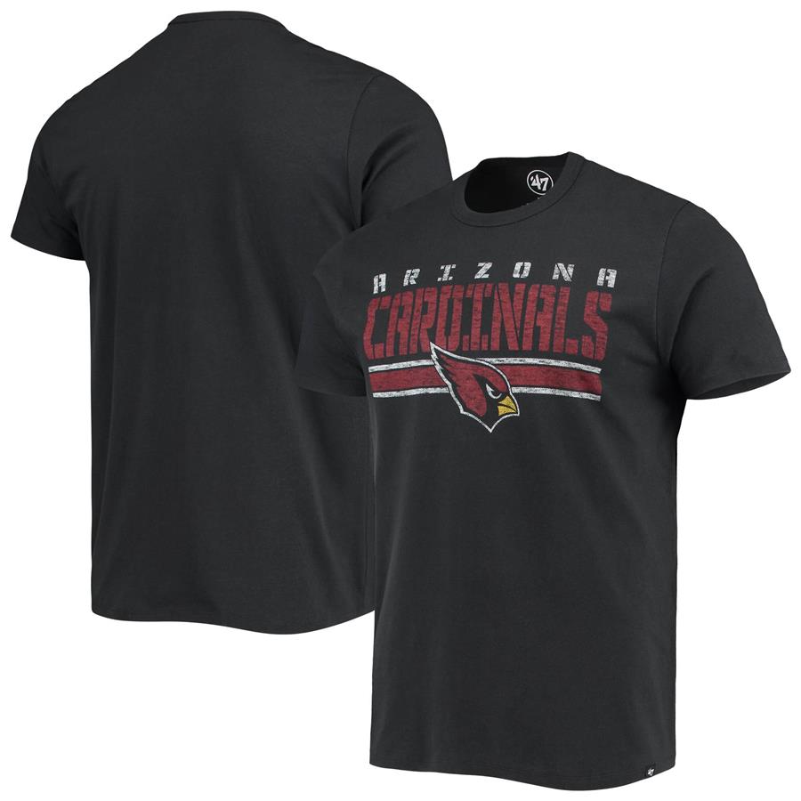 Arizona Cardinals '47 Team Stripe T-Shirt - Black