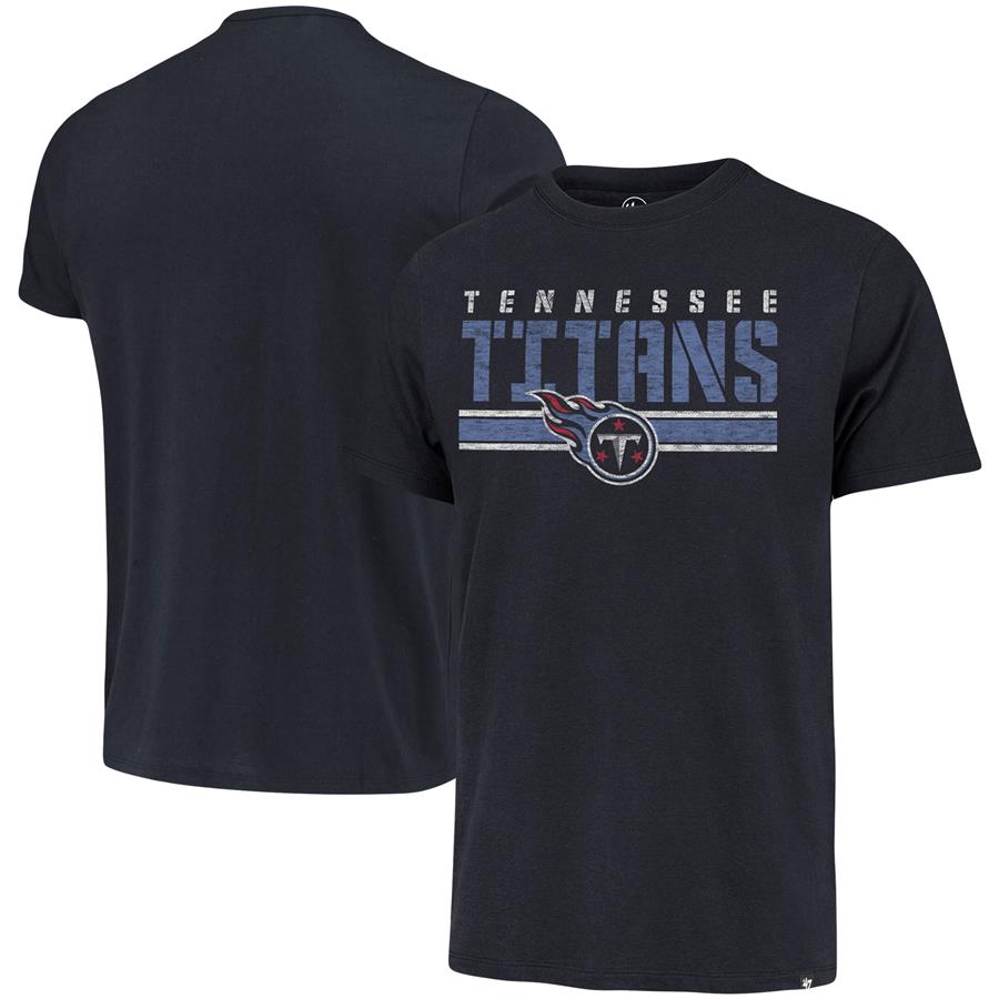 Tennessee Titans '47 Team Stripe T-Shirt - Navy