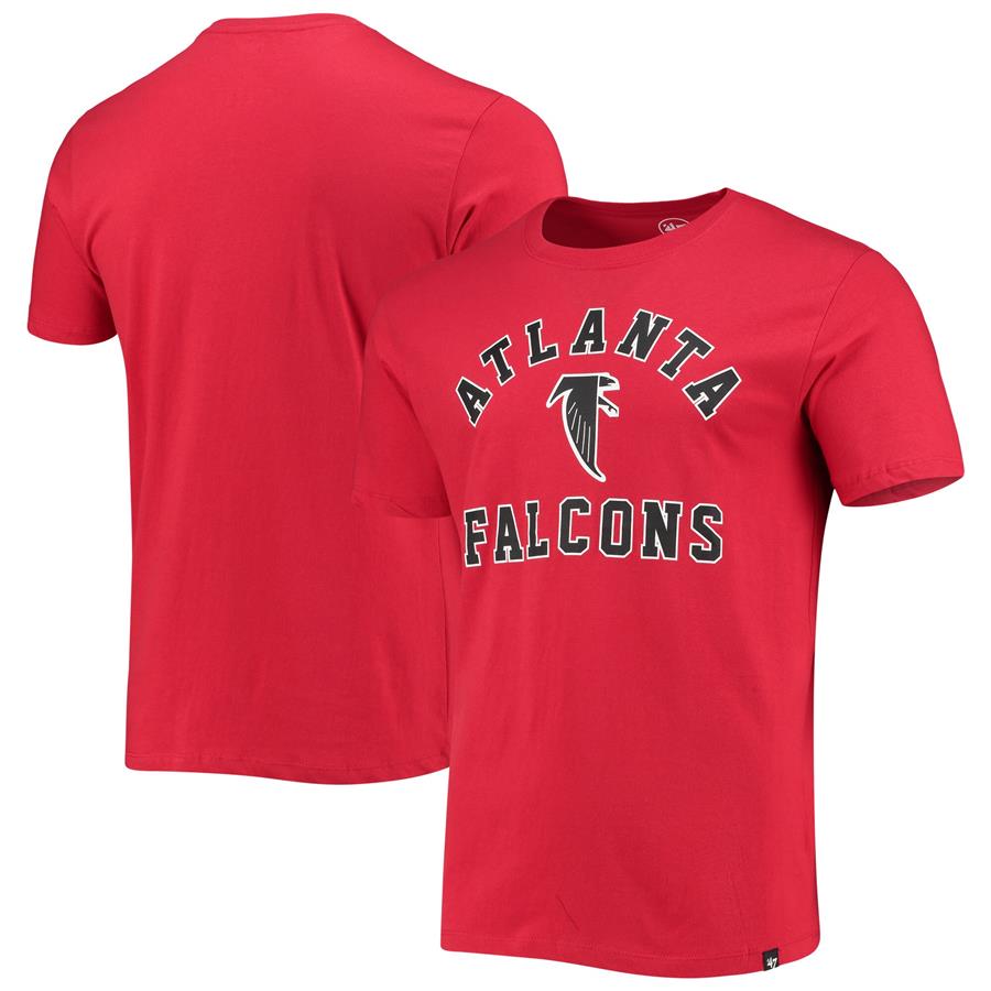 Atlanta Falcons '47 Varsity Arch Throwback T-Shirt - Red