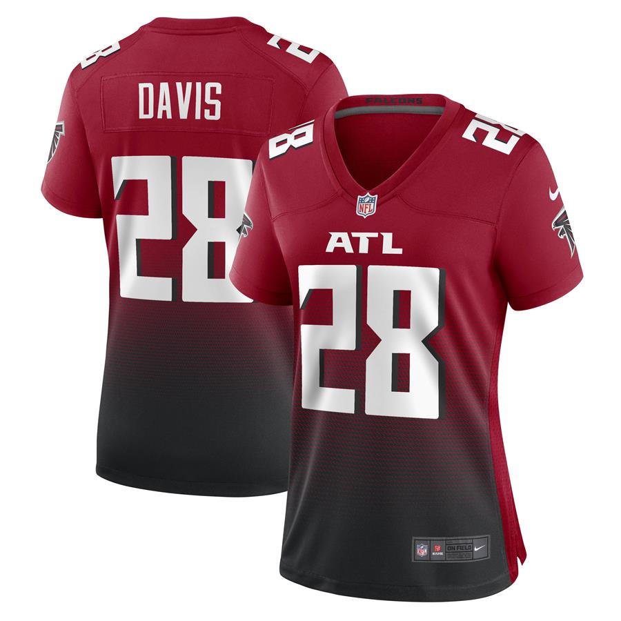 Mike Davis Atlanta Falcons Nike Women's Game Jersey - Red