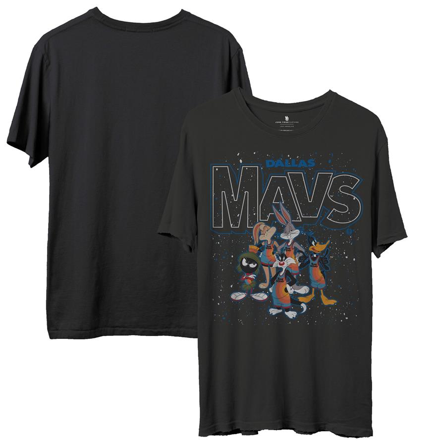 Dallas Mavericks Junk Food Space Jam 2 Home Squad Advantage T-Shirt - Black