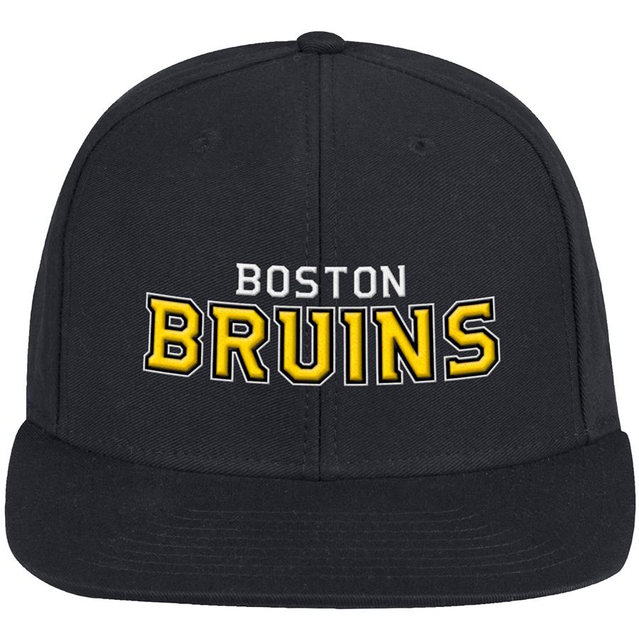 Boston Bruins adidas Snapback Hat - Black