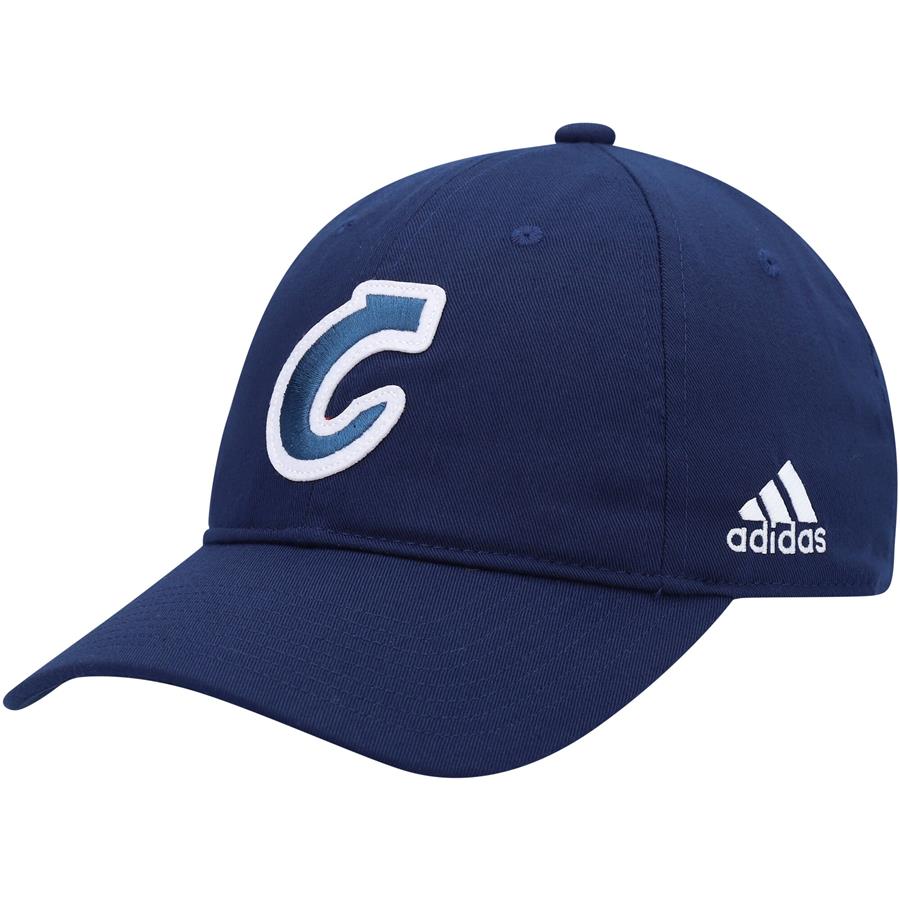 Colorado Avalanche adidas Letter Slouch Adjustable Hat - Navy