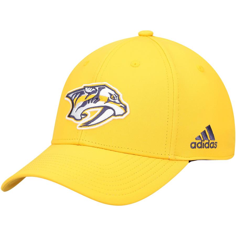 Nashville Predators adidas Team Flex Hat - Gold