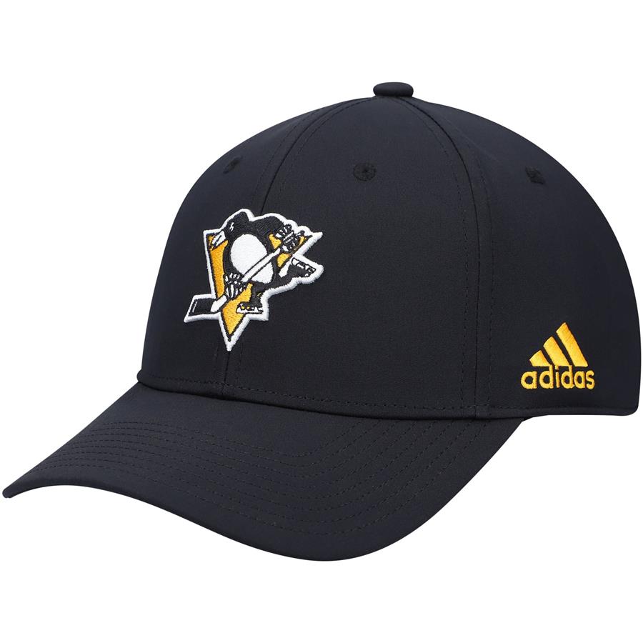 Pittsburgh Penguins adidas Team Flex Hat - Black
