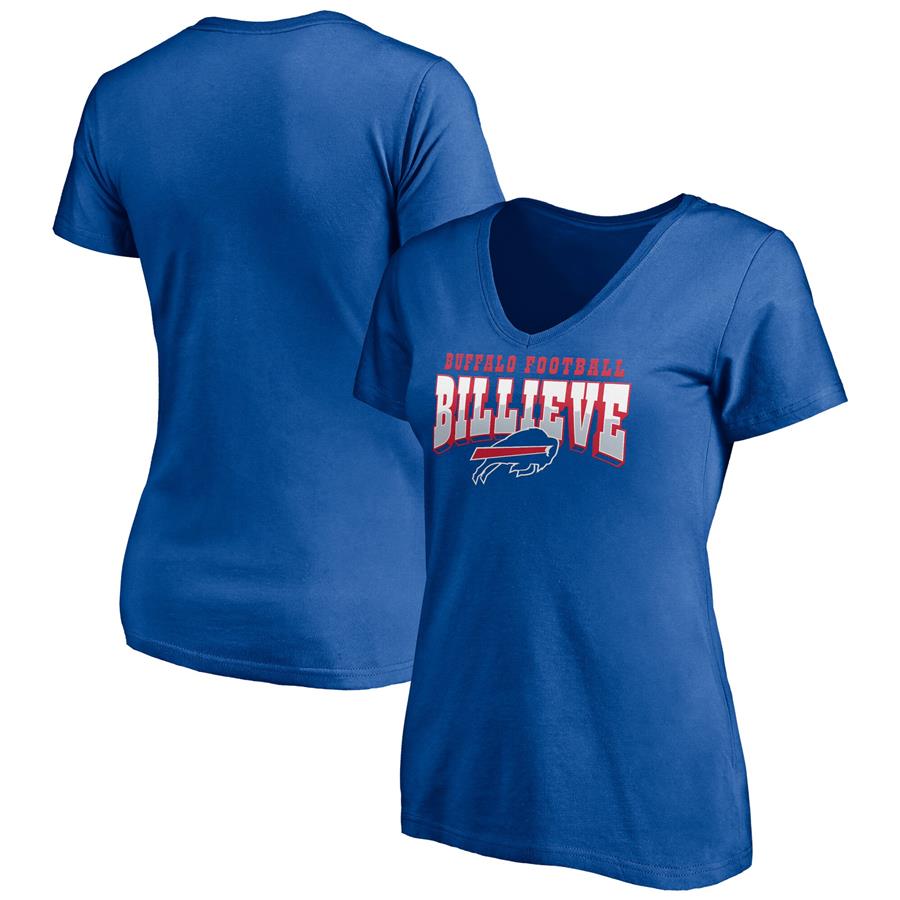 Buffalo Bills Fanatics Branded Women's Team Hometown V-Neck T-Shirt - Royal