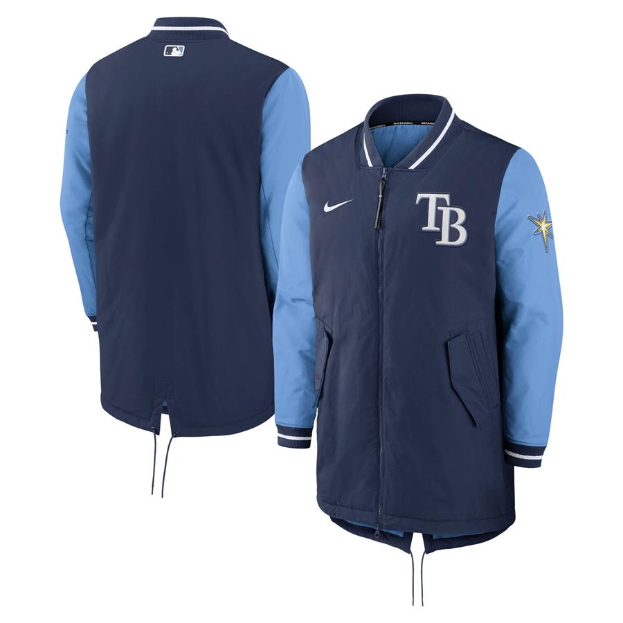 Tampa Bay Rays Nike Dugout Performance Full-Zip Jacket - Navy