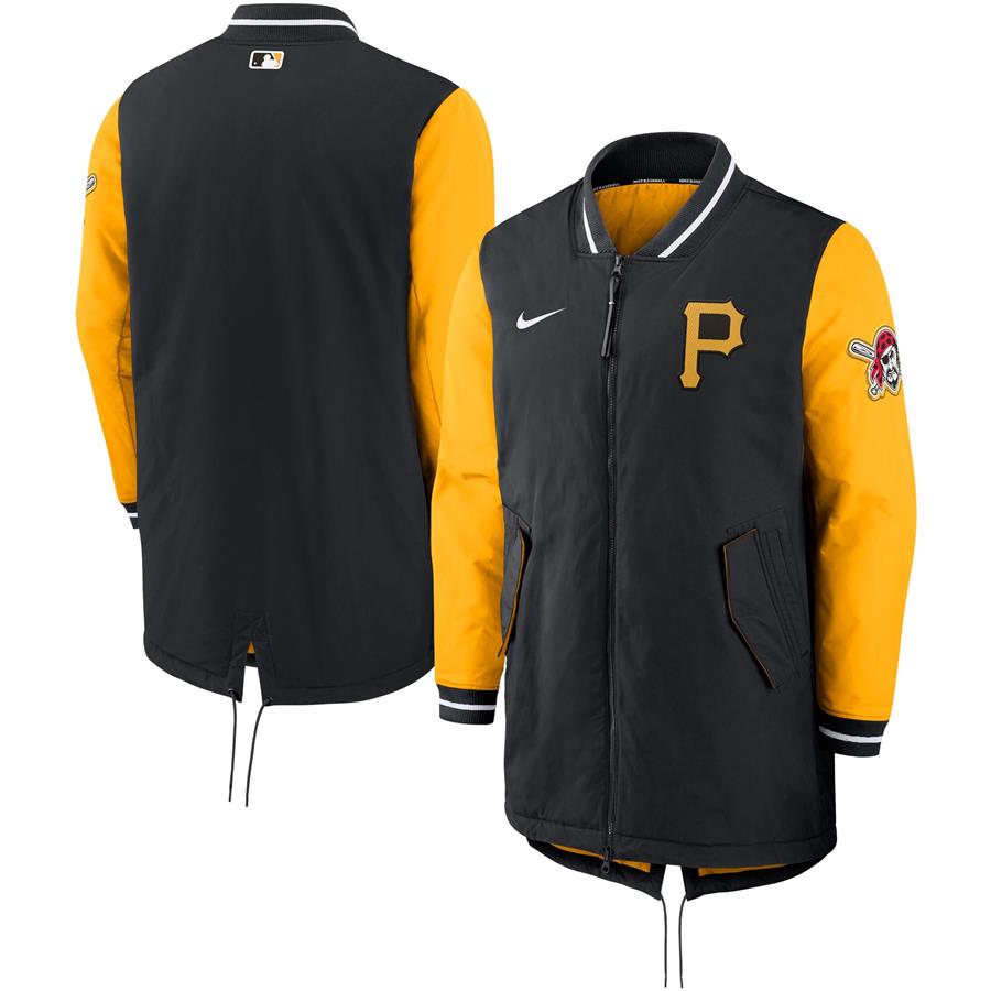Pittsburgh Pirates Nike Dugout Performance Full-Zip Jacket - Black