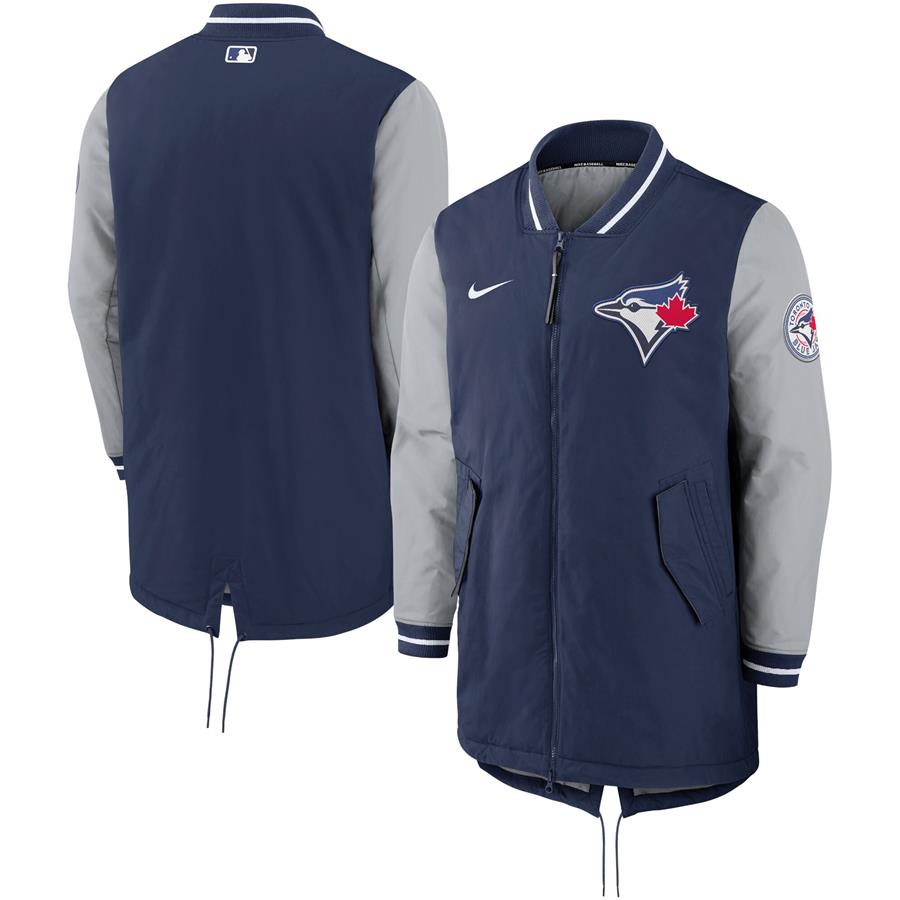 Toronto Blue Jays Nike Dugout Performance Full-Zip Jacket - Navy