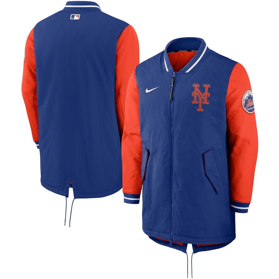 New York Mets Nike Dugout Performance Full-Zip Jacket - Royal