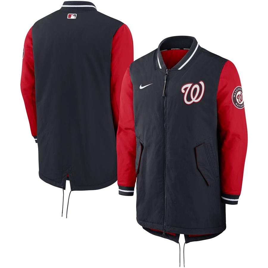 Washington Nationals Nike Dugout Performance Full-Zip Jacket - Navy