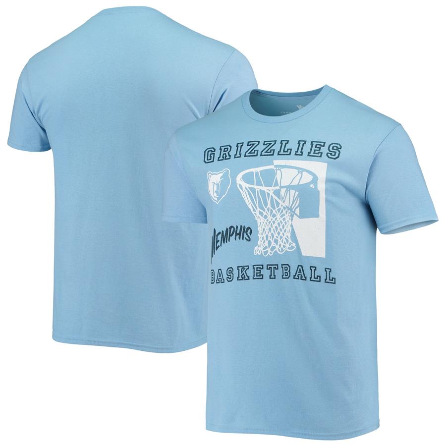 Memphis Grizzlies Junk Food Slam Dunk T-Shirt - Light Blue