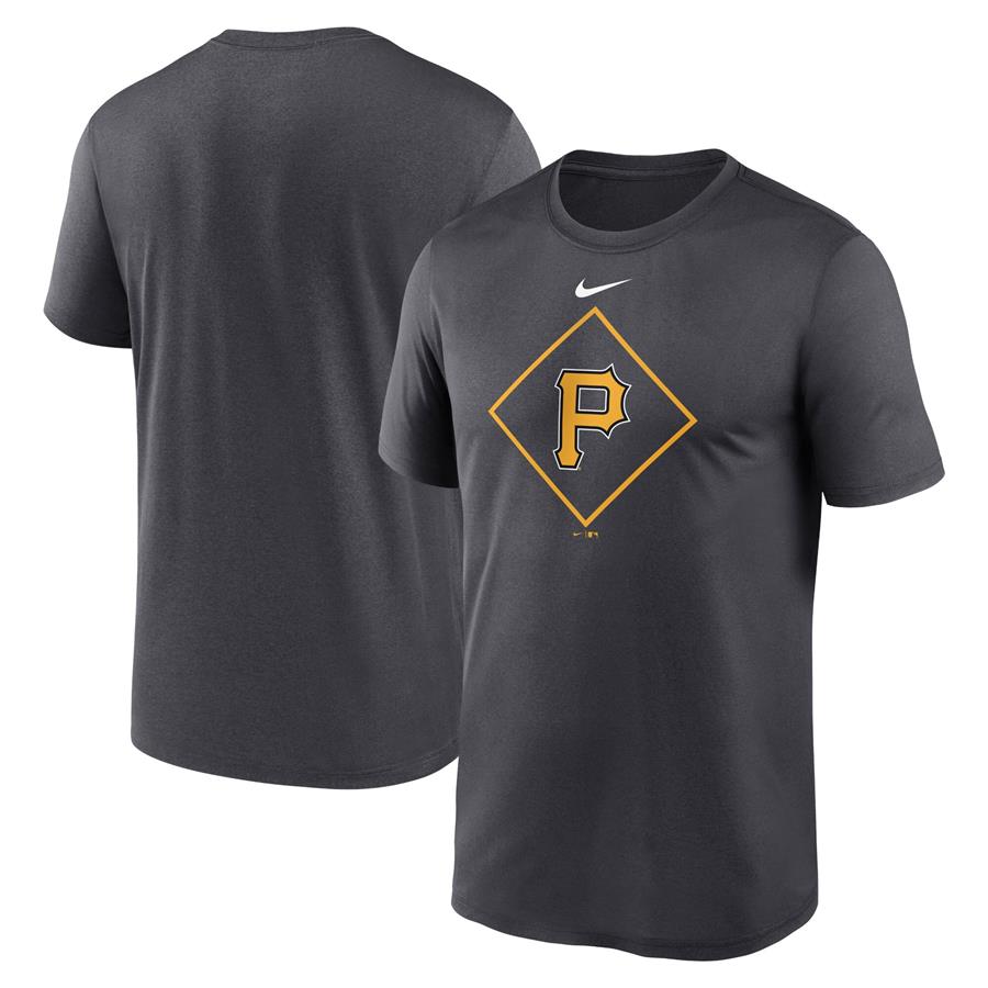 Pittsburgh Pirates Nike Legend Icon Performance T-Shirt - Anthracite