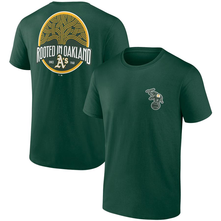 Oakland Athletics Fanatics Branded Iconic Bring It T-Shirt - Green