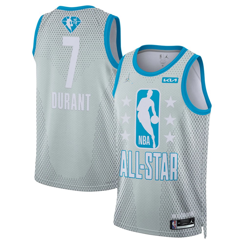 Kevin Durant Jordan Brand 2022 NBA All-Star Game Swingman Jersey - Gray