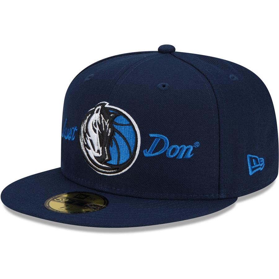 Dallas Mavericks New Era x Just Don 59FIFTY Fitted Hat - Navy