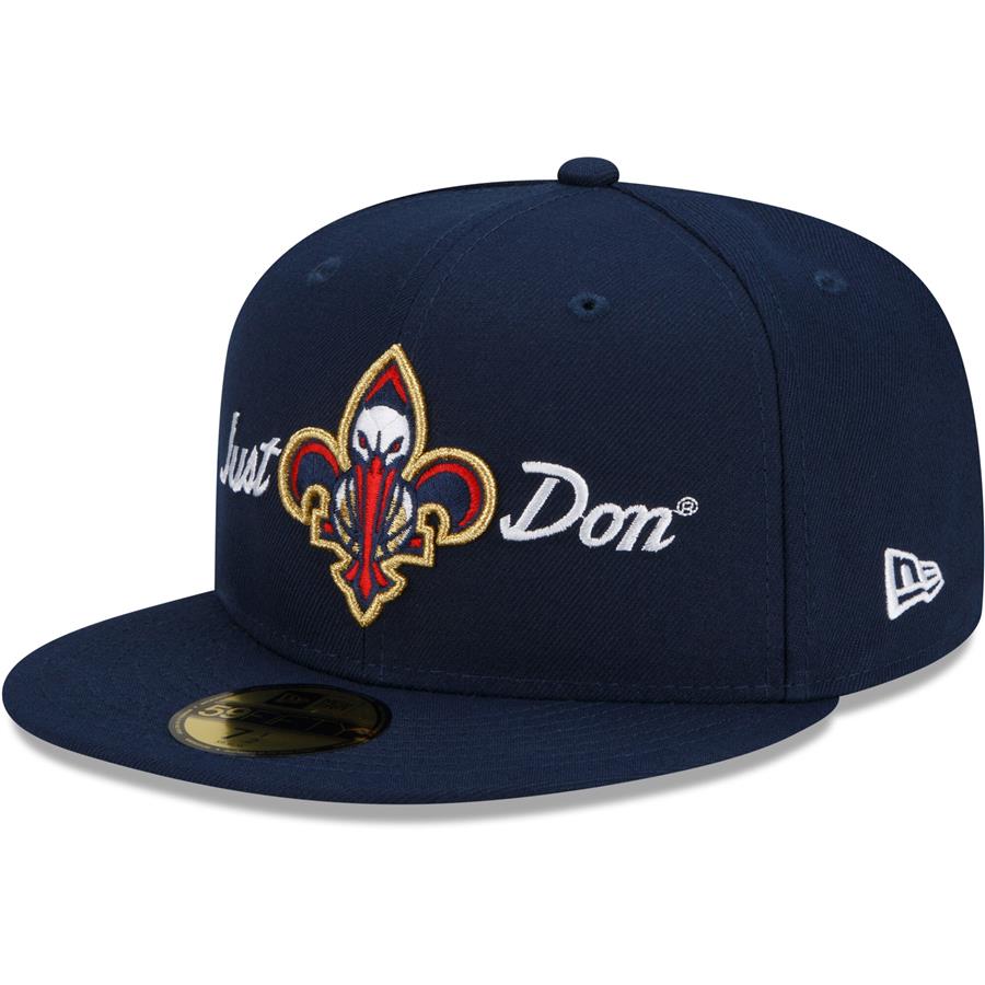 New Orleans Pelicans New Era x Just Don 59FIFTY Fitted Hat - Navy