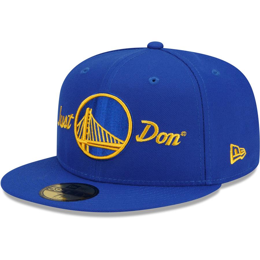 Кепка Golden State Warriors New Era x Just Don 59FIFTY Fitted (синий)
