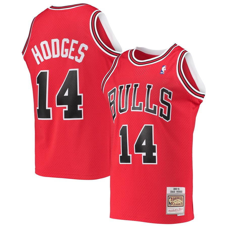 Craig Hodges Chicago Bulls Mitchell & Ness 1991-92 Hardwood Classics Swingman Jersey - Red