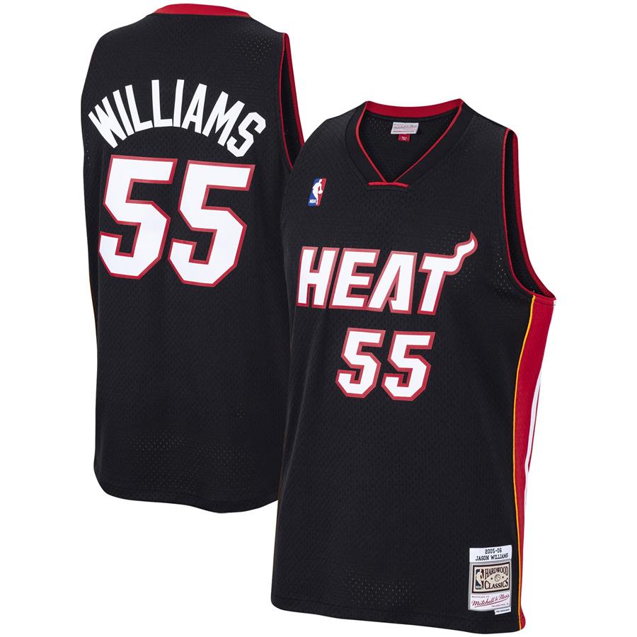 Джерси Jason Williams Miami Heat Mitchell & Ness 2005-06 Hardwood Classics Swingman (чёрный)