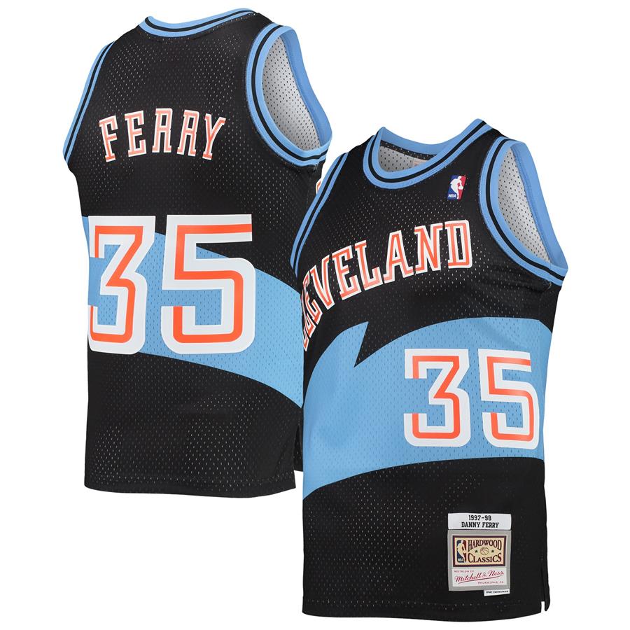 Danny Ferry Cleveland Cavaliers Mitchell & Ness 1997-98 Hardwood Classics Swingman Jersey - Black