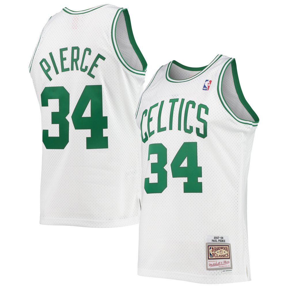 Paul Pierce Boston Celtics Mitchell & Ness 2007-08 Hardwood Classics Swingman Jersey - White