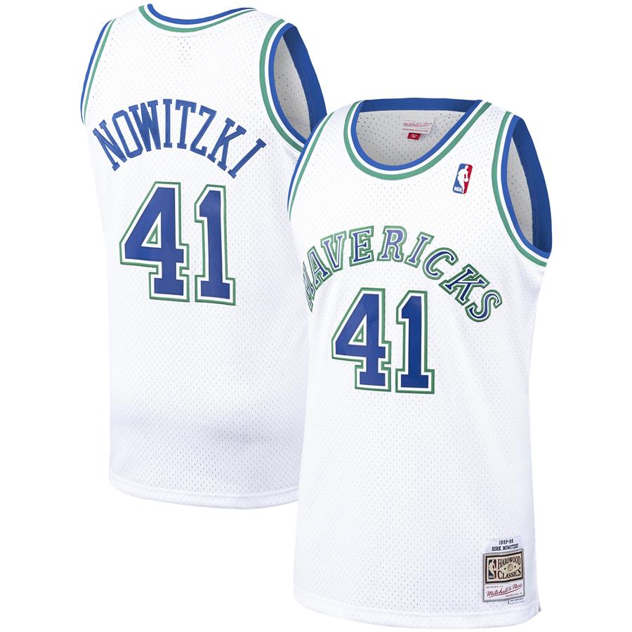 Dirk Nowitzki Dallas Mavericks Mitchell & Ness 1998-99 Hardwood Classics Swingman Jersey - White