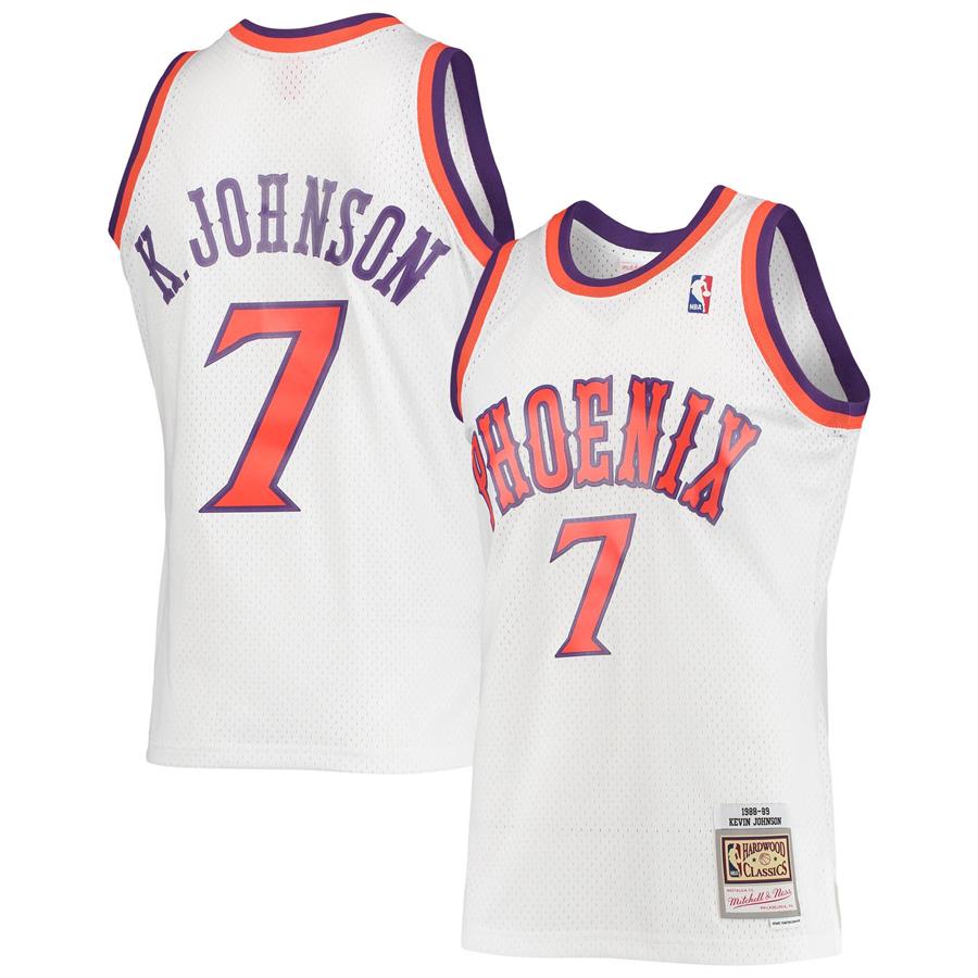 Джерси Kevin Johnson Phoenix Suns Mitchell & Ness 1989-90 Hardwood Classics Swingman (белый)