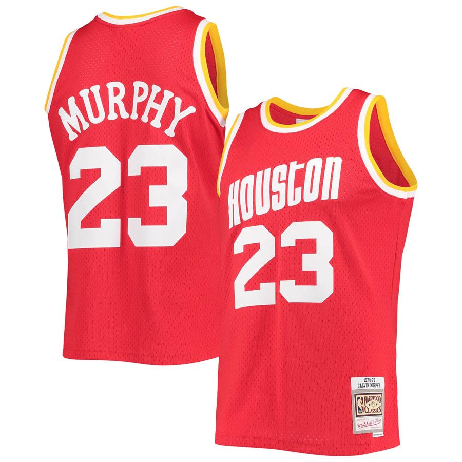 Calvin Murphy Houston Rockets Mitchell & Ness 1978-79 Hardwood Classics Swingman Jersey - Red