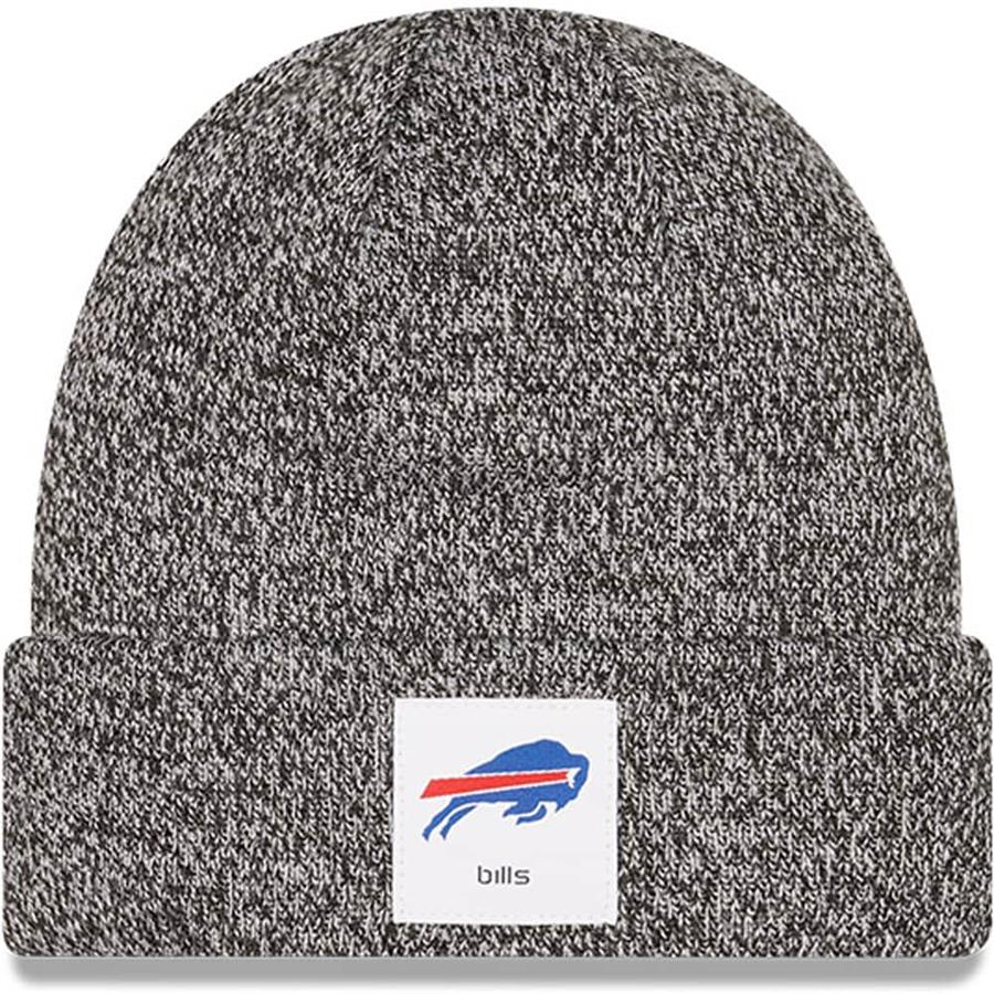 Buffalo Bills New Era Hamilton Cuffed Knit Hat - Heathered Black