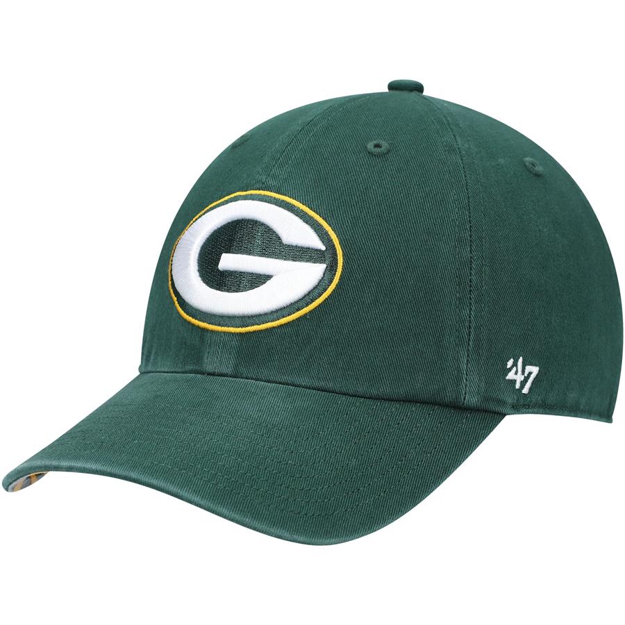 Green Bay Packers '47 x Zubaz Undervisor Clean Up Adjustable Hat - Green