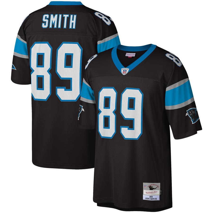 Джерси Steve Smith Carolina Panthers Mitchell & Ness 2003 Legacy Replica (чёрный)