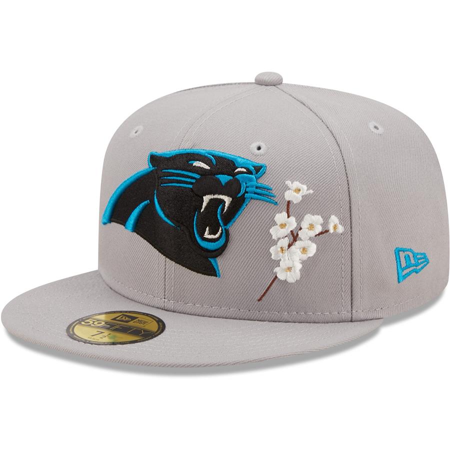 Carolina Panthers New Era City Describe 59FIFTY Fitted Hat - Gray