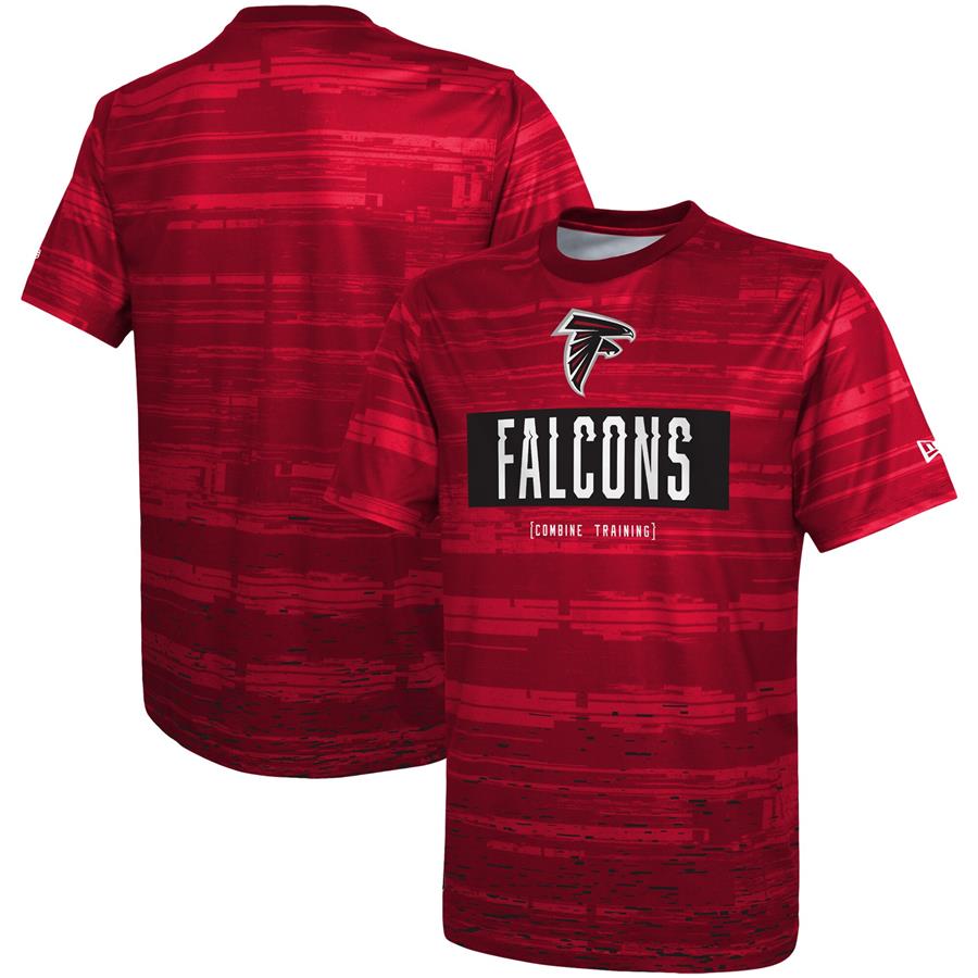 Atlanta Falcons New Era Combine Authentic Sweep T-Shirt - Red