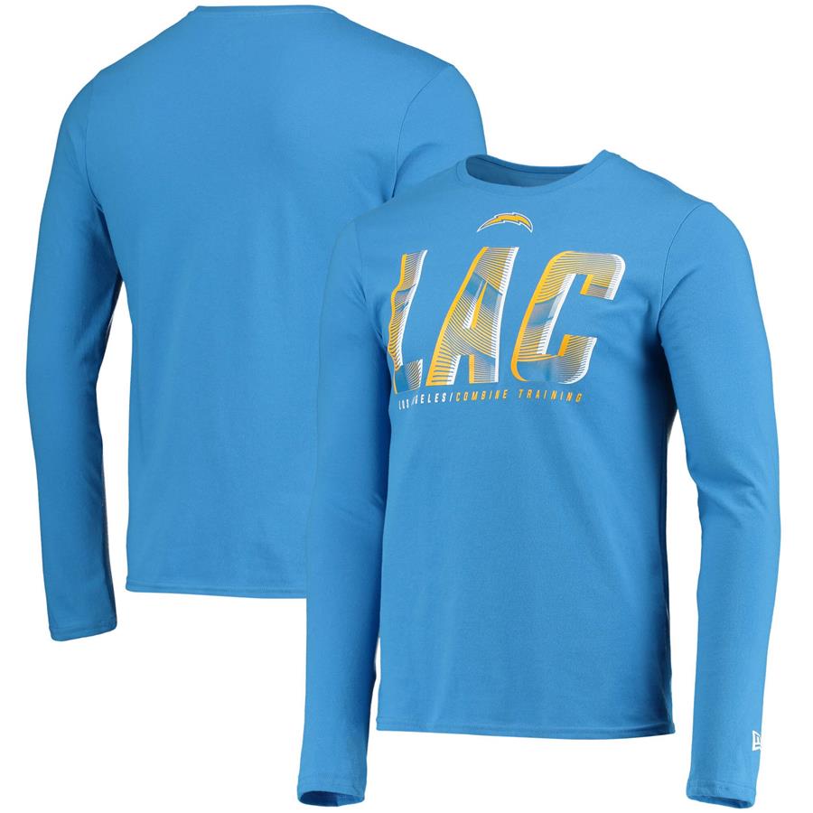 Лонгслив Los Angeles Chargers New Era Combine Authentic Static Abbreviation (голубой)