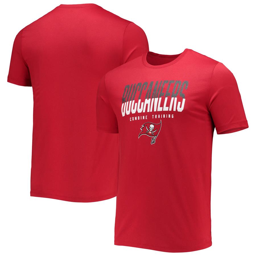 Tampa Bay Buccaneers New Era Combine Authentic Big Stage T-Shirt - Red
