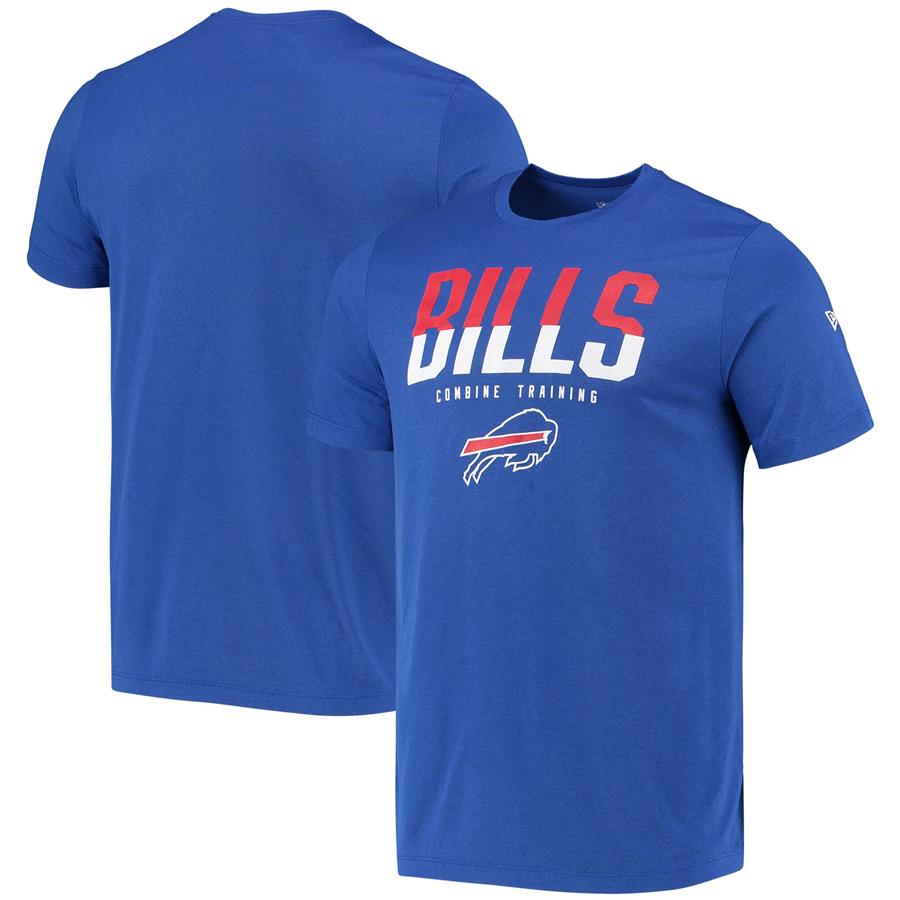 Buffalo Bills New Era Combine Authentic Big Stage T-Shirt - Royal