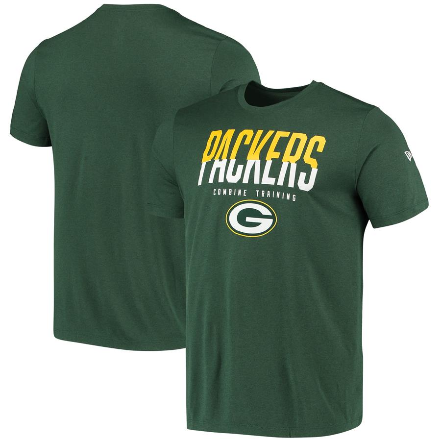 Green Bay Packers New Era Combine Authentic Big Stage T-Shirt - Green