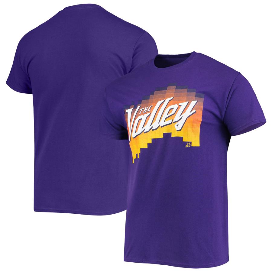 Футболка Phoenix Suns Junk Food The Valley Pixel (фиолетовый)