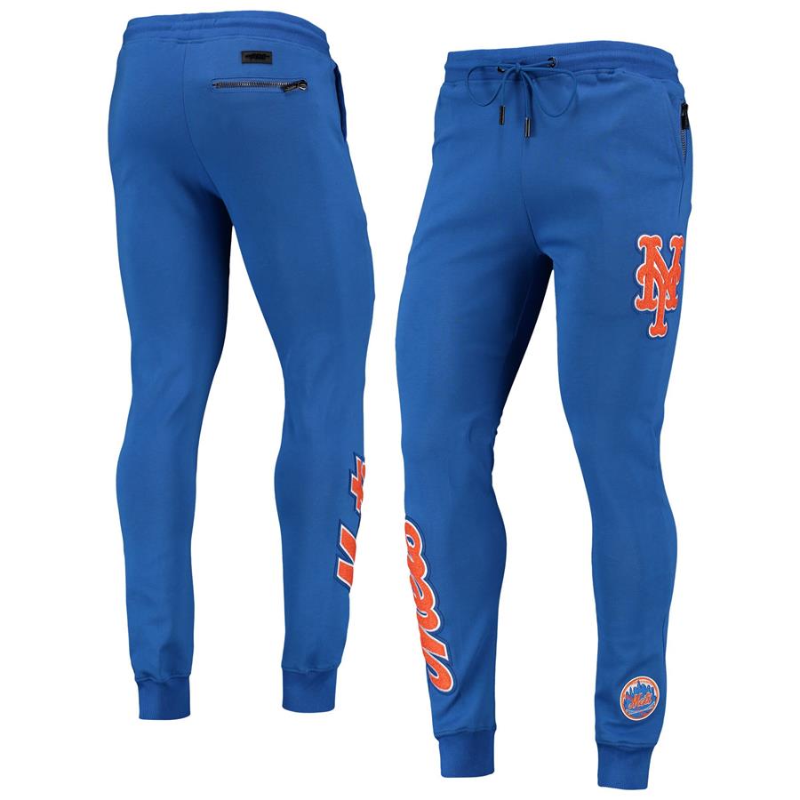 New York Mets Pro Standard Logo Jogger Pants - Royal