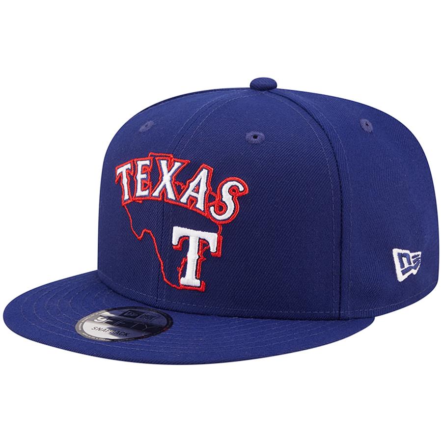 Texas Rangers New Era State 9FIFTY Snapback Hat - Royal