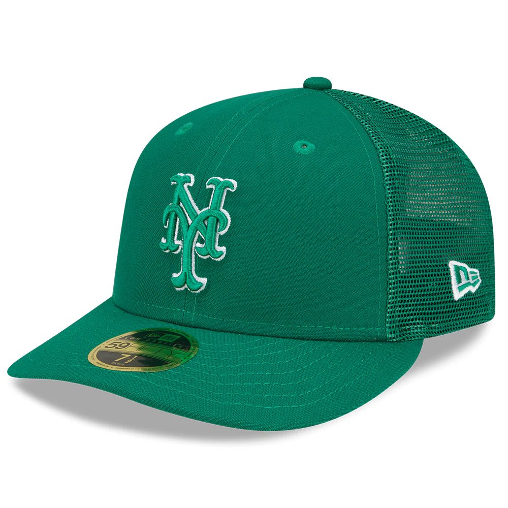 New York Mets New Era 2022 St. Patrick's Day On-Field Low Profile 59FIFTY Fitted Hat - Green