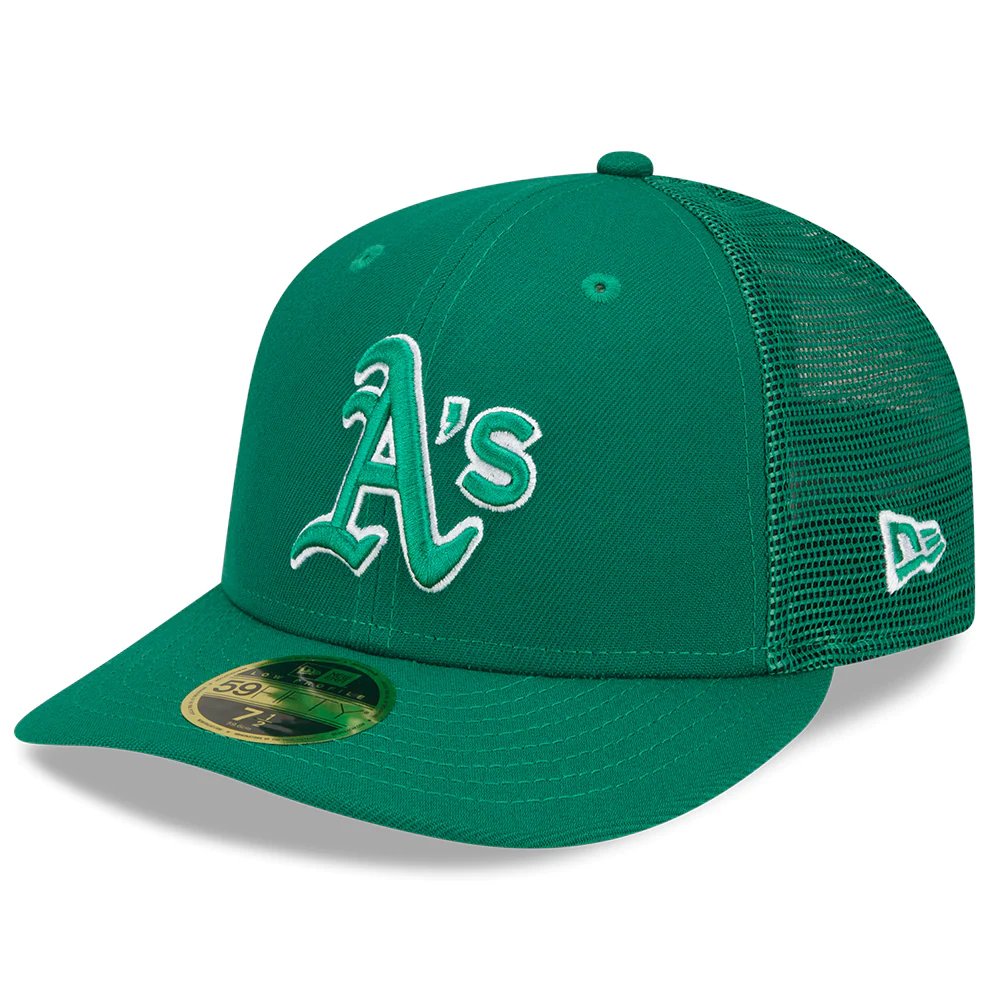Oakland Athletics New Era 2022 St. Patrick's Day On-Field Low Profile 59FIFTY Fitted Hat - Green