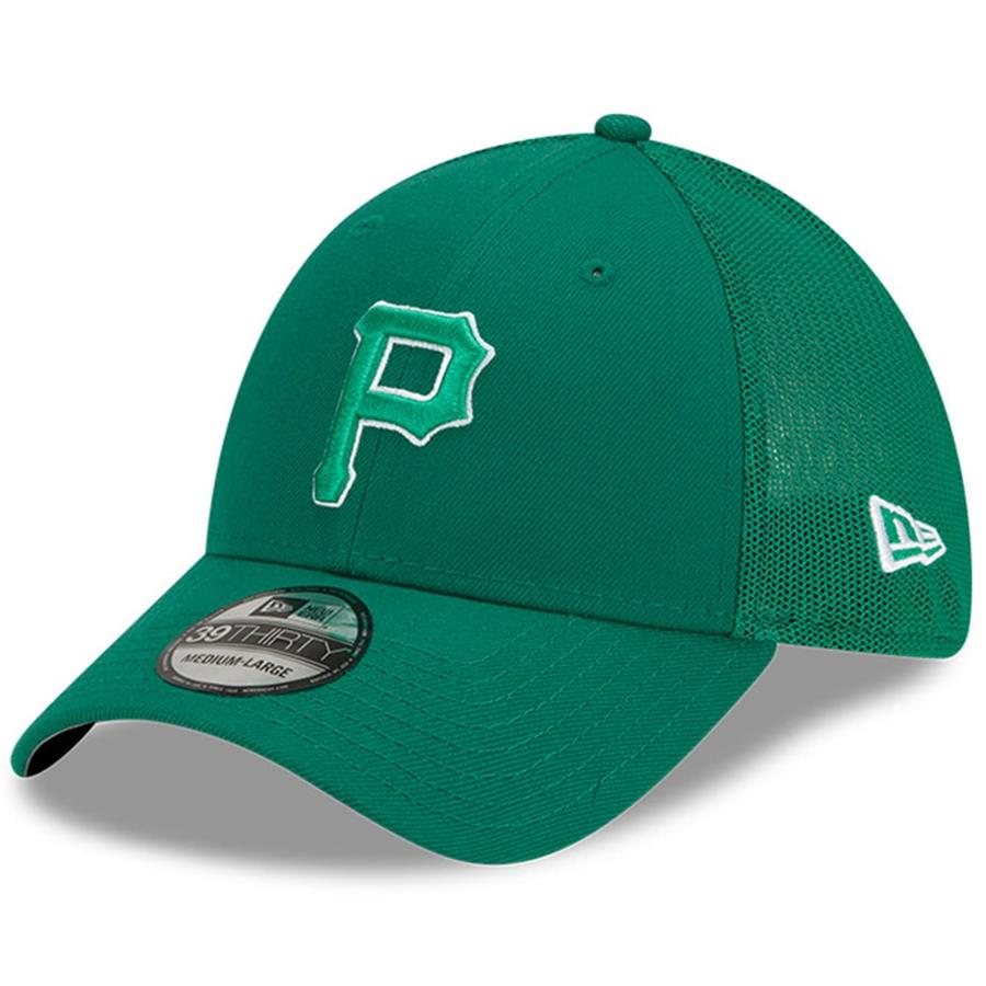 Pittsburgh Pirates New Era St. Patrick's Day 39THIRTY Flex Hat - Green