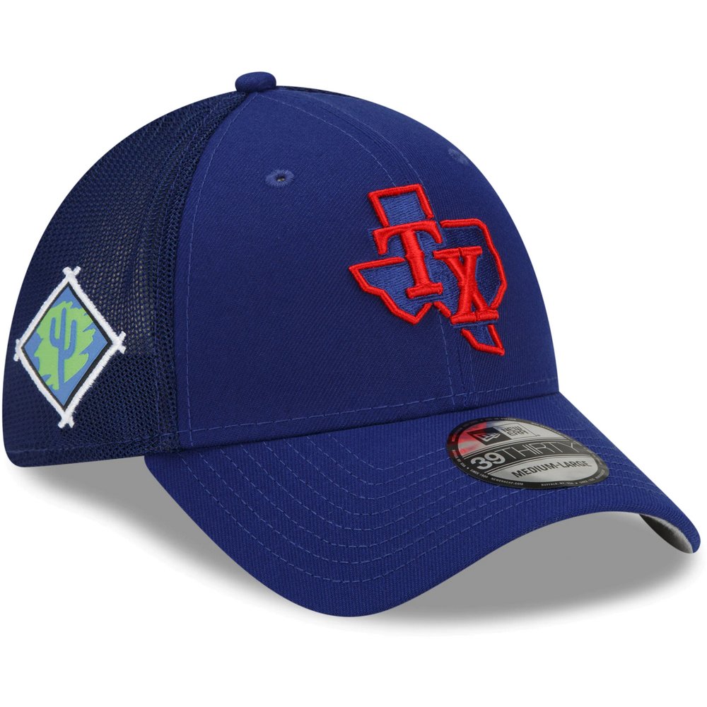 Texas Rangers New Era 2022 Spring Training 39THIRTY Flex Hat - Royal