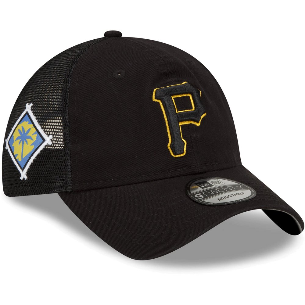 Pittsburgh Pirates New Era 2022 Spring Training 9TWENTY Adjustable Hat - Black