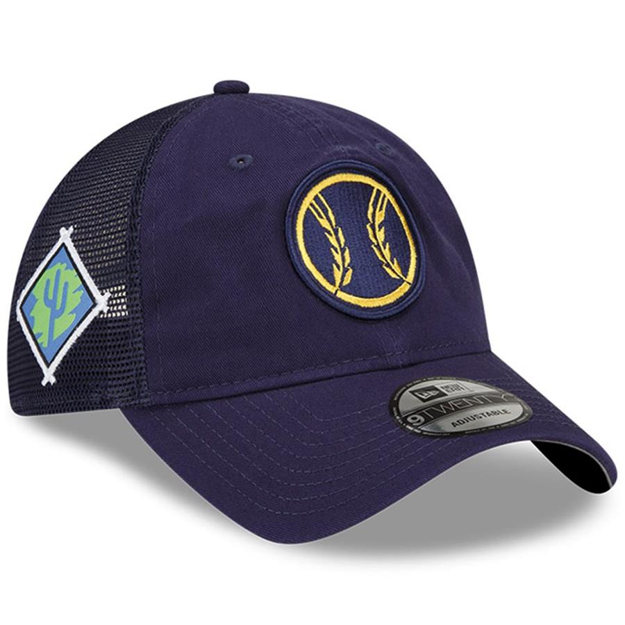 Milwaukee Brewers New Era 2022 Spring Training 9TWENTY Adjustable Hat - Navy