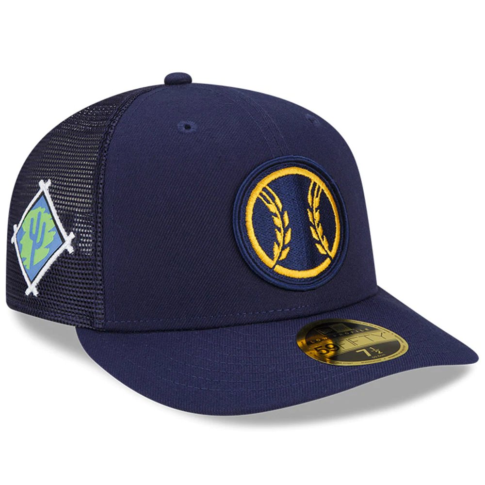 Milwaukee Brewers New Era 2022 Spring Training Low Profile 59FIFTY Fitted Hat - Navy